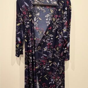 Banana Republic Dark Floral Women's Robe
